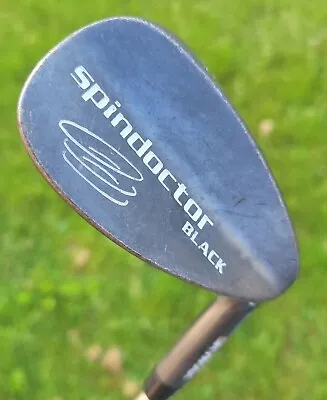 Spindoctor Black 60 Degree Lob Wedge R Flex Steel Shaft RH Golf Club Skymax • $19.95