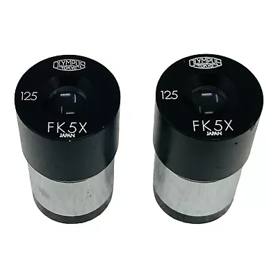 OLYMPUS FK 5X MICROSCOPE EYEPIECE QTY 2pcs  • $30