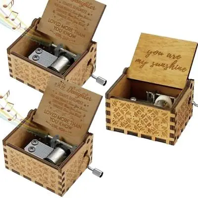 £2.57 • Buy You Are My Sunshine-Wooden Music Box To Daughter/Mum/DAD/Son/Sunshine/Wife