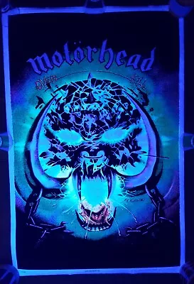 Motorhead Overkill FLOCKED Blacklight VELVET Poster 23X35 LEMMY • $229.99