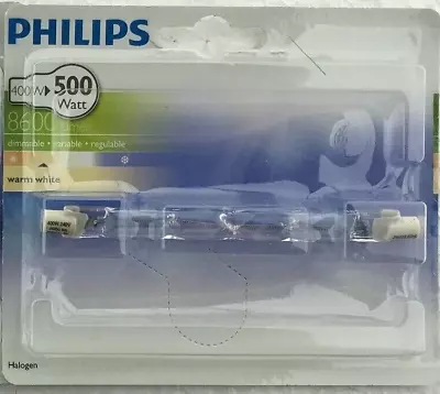 Philips 400 Watt 118mm Philips Linear Halogen Lamp 118 Mm Length 400W 2900k • £4.20
