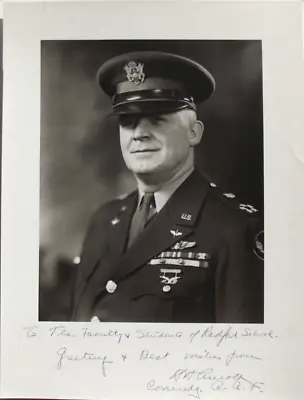 Henry Arnold WWII Commander US Air Forces General Of The Army Signed Photograph • $525