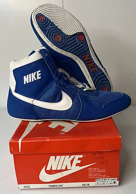 Vintage Original OG Nike Combatant Wrestling Shoes 8.5 Lost Found Sneaker Store • $669.95