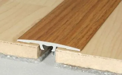 Door Threshold Wood Look Aluminium Trim Floor Bar Ramp Strip Edge Lo 900x36x2mm • £8.79