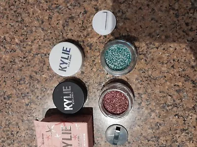 Kylie Jenner Sparkly ShimmerGlitter Eyeshadows X 2 NEW!! Plus Free MECCA Samples • $25