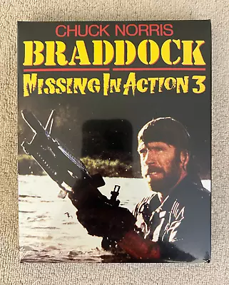 Braddock: Missing In Action III 3 (1988) Blu-ray W/ Slipcover Chuck Norris NEW • $19.99