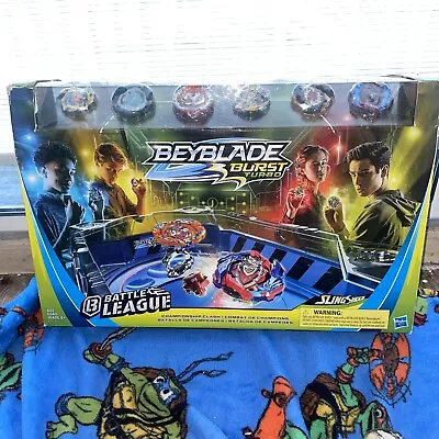 Hasbro Beyblade E8566 Burst Turbo Championship Clash Battle Set | NEW BOX DENTED • $99.99