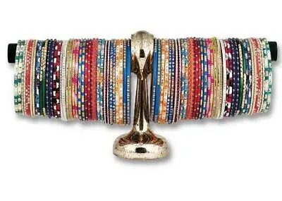 Enamelled Indian Metal Bangles Bracelet Bollywood Jewellery • $3.95