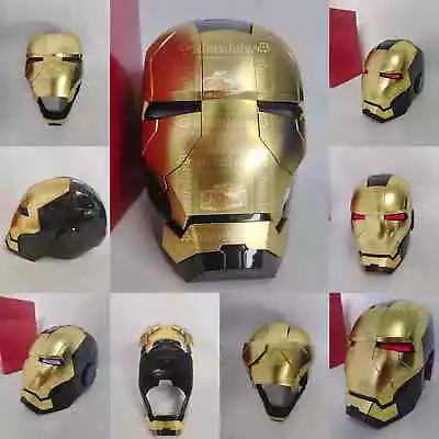 AUTOKING 1:1 Iron Man MK5 Helmet Wearable Voice Control Gift Cosplay Prop New • $179.55