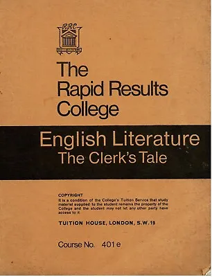 THE RAPID RESULTS COLLEGE ~ 5 X English Literature Study Guides/Course Notes  • £14.99