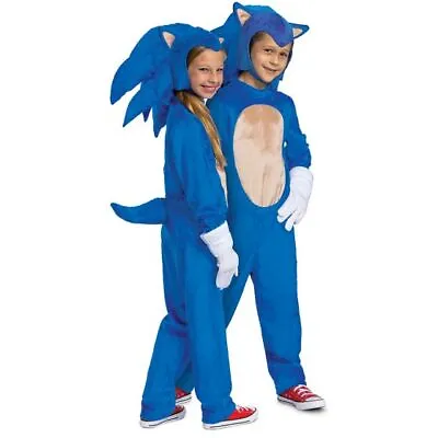 Disguise Sonic The Hedgehog Deluxe Video Game Movie Childrens Halloween Costume • $66.46