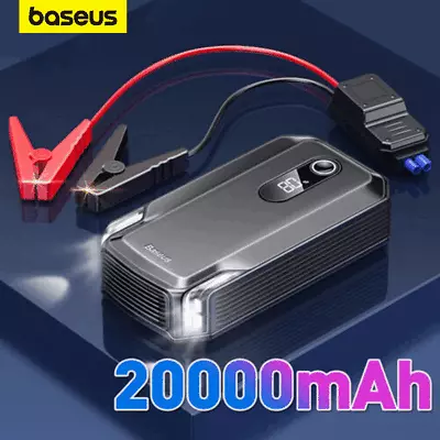 Baseus 2000Amp Car Jump Starter Booster Battery Charger Power Bank Portable UK • £44.99