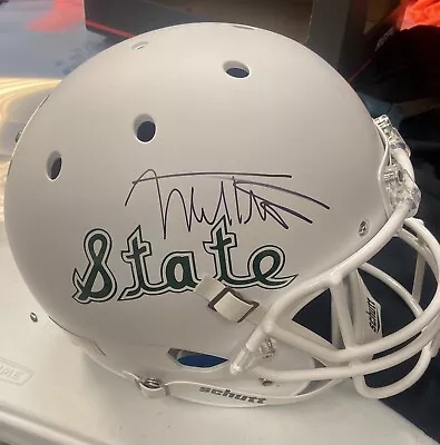 Mel Tucker Signed Full Size Michigan State Football Custom Helmet 2021 JSA COA • $335.99