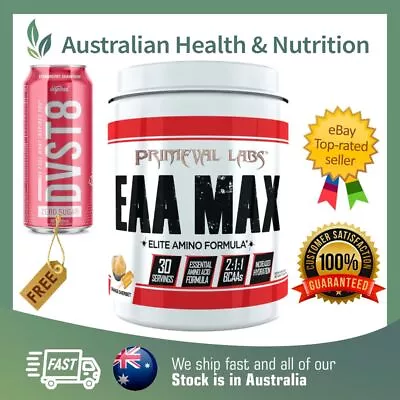 Primeval Labs Eaa Max // Elite Amino Formula + Free Shipping & Dvst8 Can • $49.99