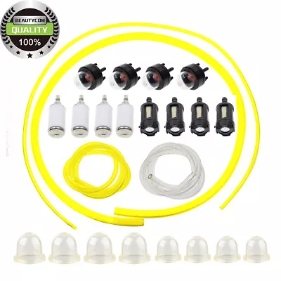 Fuel Filter Line Primer Bulbs(4 Size)Kit For Poulan Zama Echo Weedeater ChainSaw • $10.98