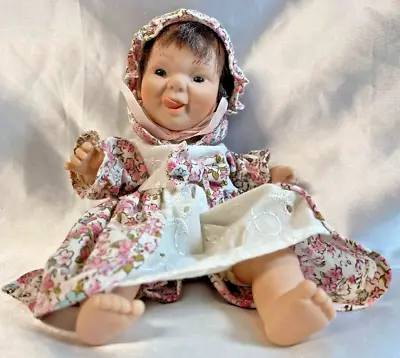 GiGo Toys My Pals Bean Bag Kids Vinyl Baby Girl Doll 8  Silly Facial Expressions • $21.95