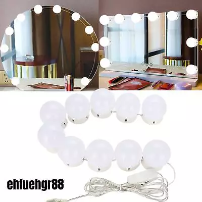 10Pcs LED Makeup Comestic Mirror Light Kit With Dimmable Light Bulb For Dressing • $19.94