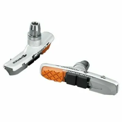 Bike Bicycle V Brake Brake Shoes Pads With Holders For Tektro Shimano • $18.99