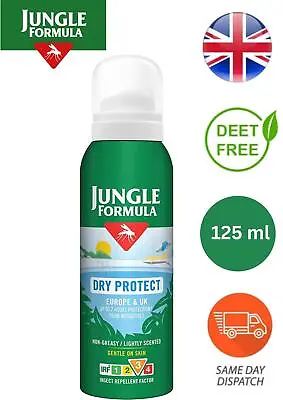 £7.55 • Buy Jungle Formula Maximum Insect Repellent Spray With Deet Quick Midges& Easy-125ml