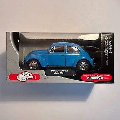 Welly Terah VW Volkswagen Beetle Blue 1:34 Die Cast Model Car • $12.99