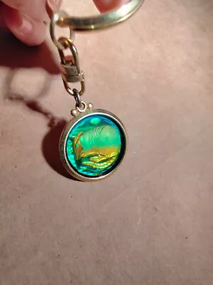 Vintage Armadillo Tranlucent Glass Hologram Pendant • $19.95