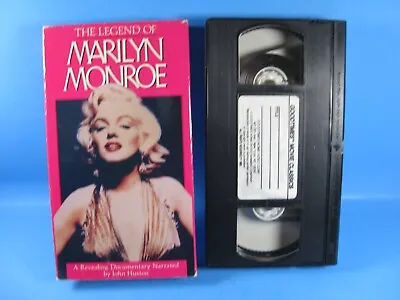 The Legend Of Marilyn Monroe VHS Tape Movie 1987 Documentary Film • $5.24