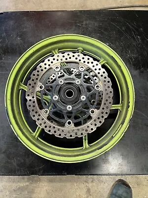 07 ZX6R ZX6 Front Rim Wheel With Rotors Brake Discs 41073-0726-R2 • $135.20