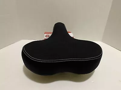 SCHWINN COMFORT CUSHION BIKE SEAT Schwinn Large Breeze Saddle Black • $30