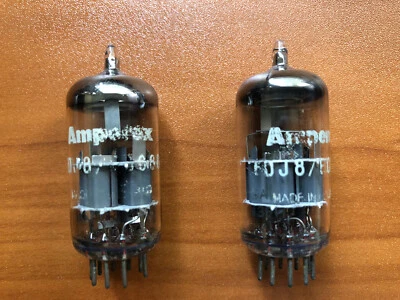 £108.15 • Buy Amperex 6DJ8 ECC88 6922 E88CC Tubes - Holland 1963 - Same Date Code - Strong NOS