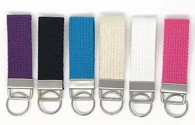 Colorful Heavy Cotton Soft Mini Key Chain Key Fob With Key Ring  • $3