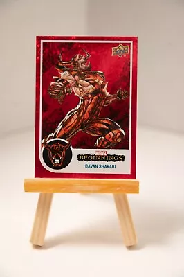 2022 Marvel Beginnings Vol 2 Series 1 DAVAN SHAKARI Red Supernova • $12