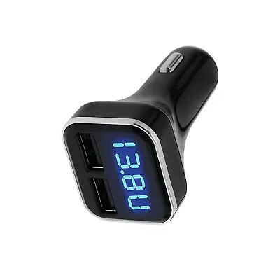 Dual USB Car Charger LED Display Voltage Meter For I-Phone X 8/ 8 PLUS/7/7 PLUS • £9.26