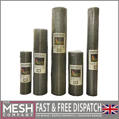 1/4 X1/4  Welded Mesh Galvanised Aviary Fence Rabbit Hutch Coop PetChicken Run • £19.99