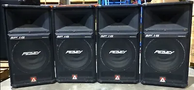 USED (1) One Cluster Of  (4) Four Peavey SP-1G (15 ) Black . • $1999.98