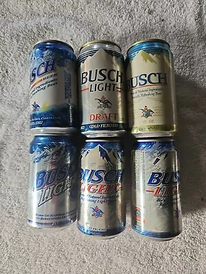 Busch/Light Vintage Aluminum Beer Can Lot St Louis EMPTY • $22.50