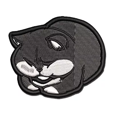 Chonk The Chubby Fat Cat Multi-Color Embroidered Iron-On Patch Applique • $12.99