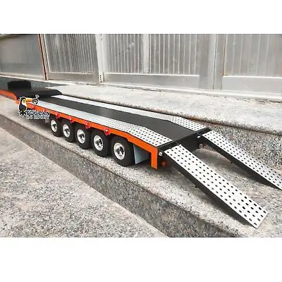 Metal 5 Axles 1/14 Trailer Electric Tailboard Lifting Leg For RC Tractor Trucks • £504.68