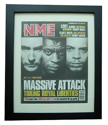 £69.95 • Buy Massive Attack+nme Front Cover Original 1998+poster+framed+express+global Ship