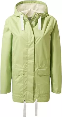 Craghoppers Womens Jacket Size 20 APPLE Aqua Dry Sorrento Parka Waterproof • £22