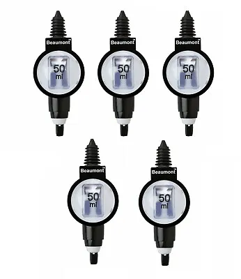 £32.95 • Buy Optics Home Bar Pack Of 5 X 50ml Spirit Measure Beaumont Metrix Lever Dispenser