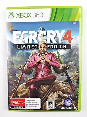 Far Cry 4 Limited Edition XBOX 360 Including Manual PAL • $5.50