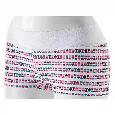 Maidenform 40859 Women's Dream Cotton With Lace Boy Short NEW!! • $6.76