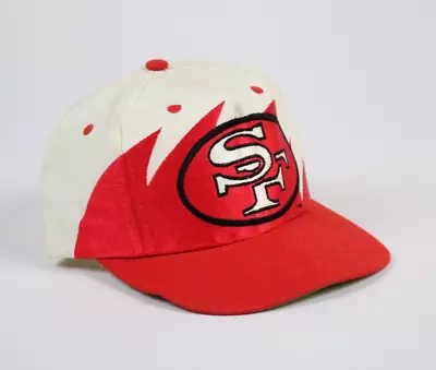 Vintage NFL San Francisco 49ers Logo Athletics ProLine Sharktooth Snapback Hat • $58