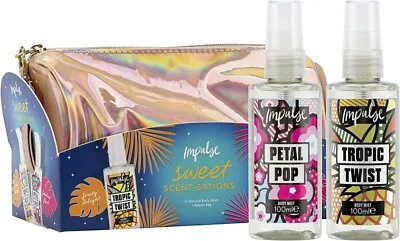 Impulse Tropic Twist Petal Pop Body Mist Sweet Scent-sations Fragrance Gift Set  • £9.99