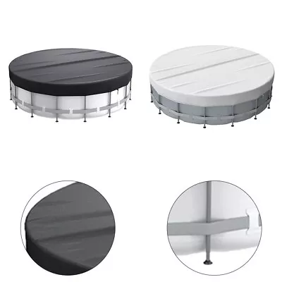 210D Painted Silver Round Pool Cover Keep Leaves And Trash Out Of Your Pool • $140.73