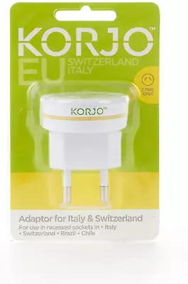 $17.95 • Buy EU (Italy And Switzerland) Travel Adaptor, For AU/NZ Appliances, Use In Europe I