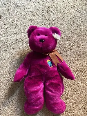 TY Millenium 2000 Beanie Baby Bear With Tag Excellent Condition! • £0.99
