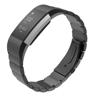 StrapsCo Stainless Steel Metal Wristband Strap For Fitbit Charge 2 • $68.37