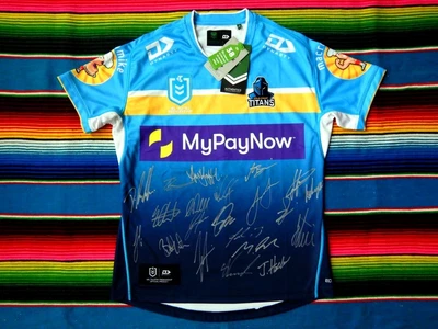 $329.99 • Buy ✺Signed✺ 2023 GOLD COAST TITANS NRL Jersey PROOF COA