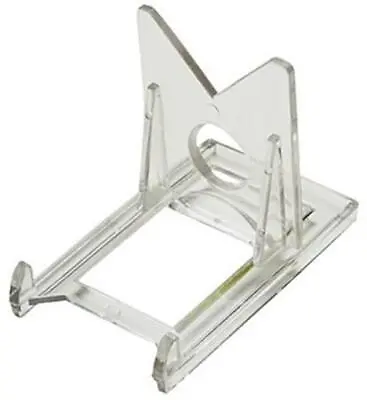 Box / 20 - 2 Piece Baseball Trading Card Holder Adjustable Clear Display Stands • $13.92